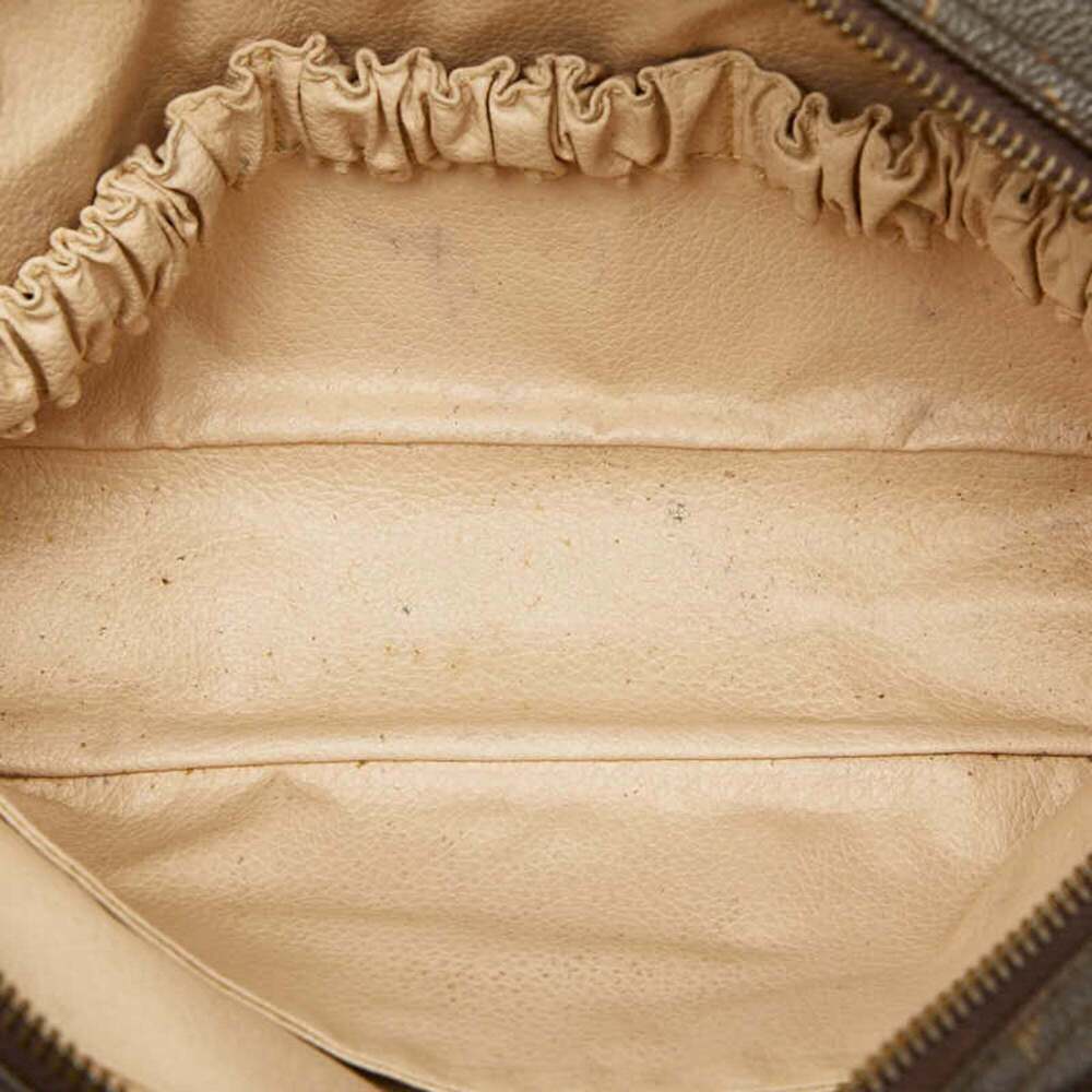LOUIS VUITTON Brown Monogram Leather Pouch - Picture 8 of 10